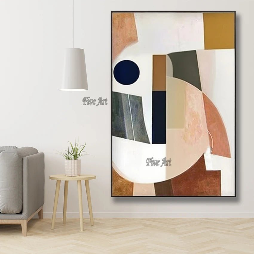 100% Handmade Oil Painting Canvas Wall Art Oil Paintings Canvas Abstract Art Home Decoration Wall Pictures No Framed - Blu Lotus Boutique