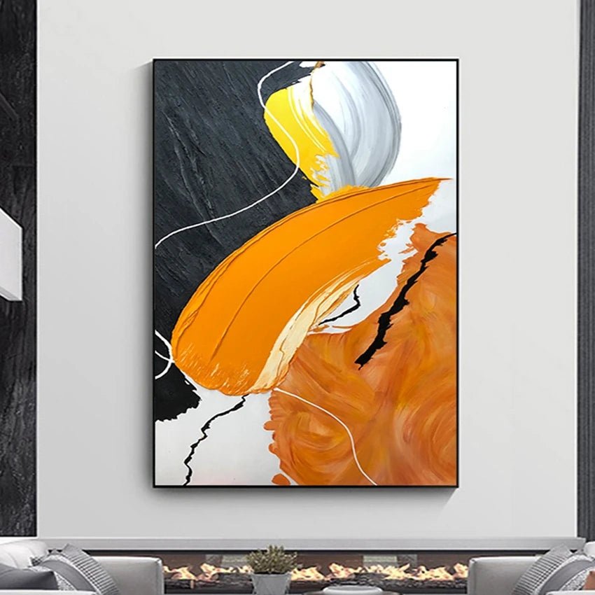 100% Handmade Oil Painting Canvas Wall Art Oil Paintings Canvas Abstract Art Home Decoration Wall Pictures No Framed - Blu Lotus Boutique