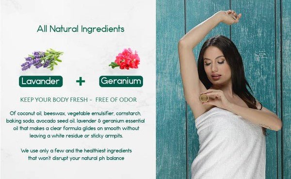 All Natural, Plastic - Free Deodorants. 3oz. - Blu Lotus Boutique