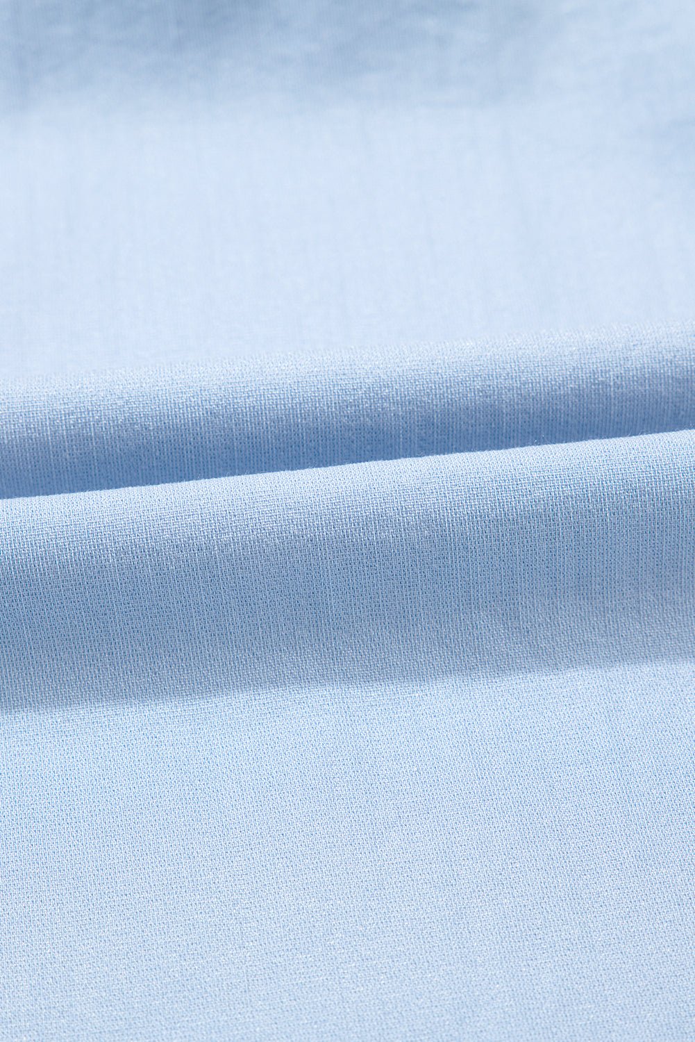 Beau Blue Floral Embroidered Puff Sleeve Split Neck Blouse - Blu Lotus Boutique