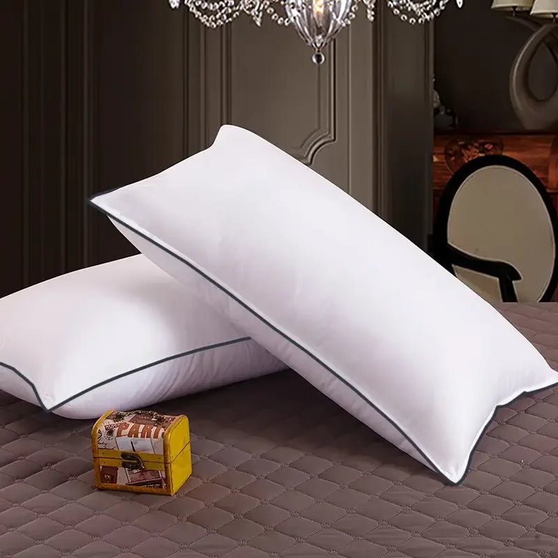 Bed Pillows Set of 2, Cooling and Supportive Full Pillow 2 Pack for Side and Back Sleepers,Hotel Collection Sleeping Pillows - Blu Lotus Boutique