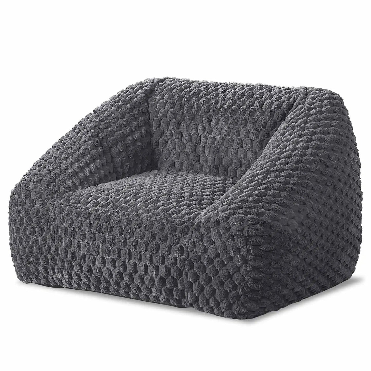 Big Bean Bag Chair with Filling Included - Large Memory Foam Sofa for Adults and Teens, Soft Couch for Living Room Bedroom - Blu Lotus Boutique