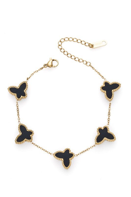 Butterfly Stainless Steel Bracelet - Blu Lotus Boutique