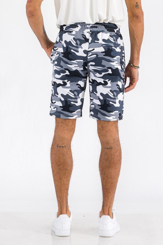 COTTON BLEND LOUNGE SWEAT SHORTS - Blu Lotus Boutique