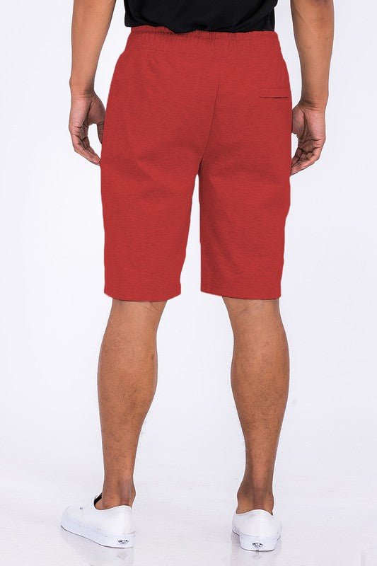 COTTON BLEND LOUNGE SWEAT SHORTS - Blu Lotus Boutique