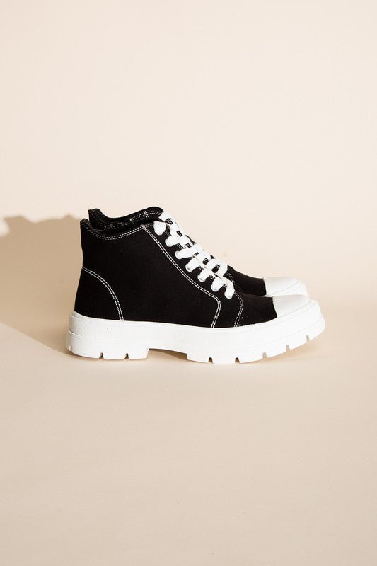 CRAYON - G Lace up Sneakers - Blu Lotus Boutique