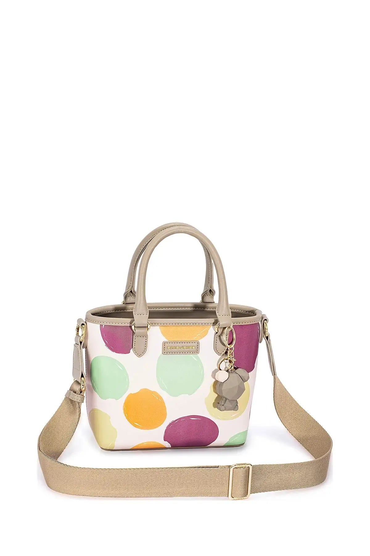 David Jones Colorful Polka Dot Handbag - Blu Lotus Boutique