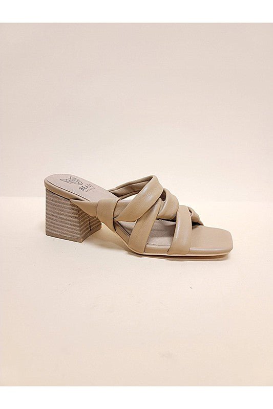 EBIE - HIGH HEEL MULES - Blu Lotus Boutique