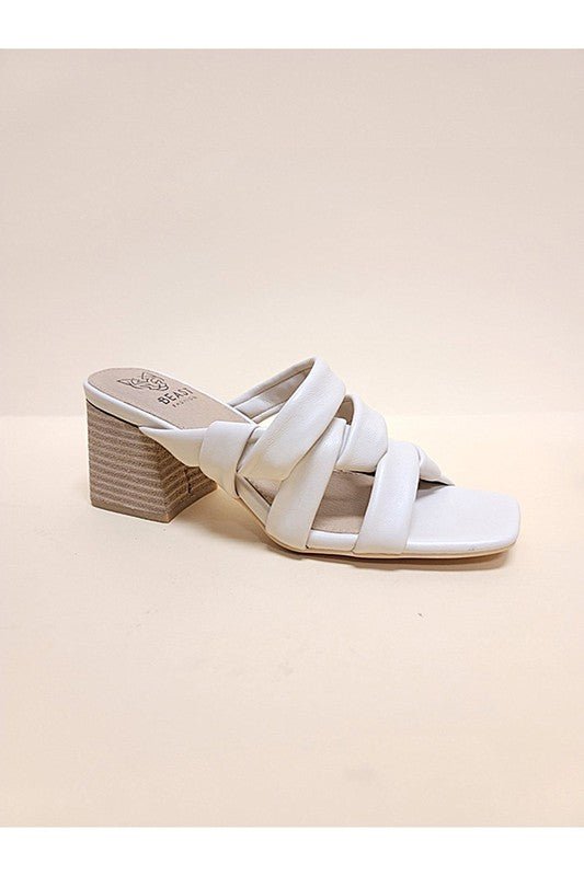EBIE - HIGH HEEL MULES - Blu Lotus Boutique