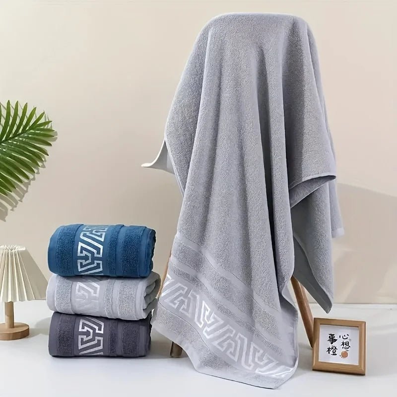 Extra Large Bath Towel - Quick - Dry Thick Bath Sheet - Plush Softness for Adults, Spa, Gym, Home - Elegant Bathroom Decor - Blu Lotus Boutique