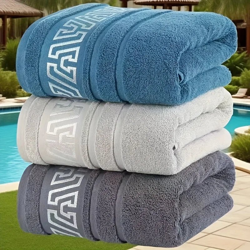 Extra Large Bath Towel - Quick - Dry Thick Bath Sheet - Plush Softness for Adults, Spa, Gym, Home - Elegant Bathroom Decor - Blu Lotus Boutique