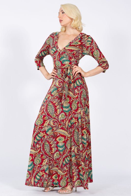 GRETA wrap dress - Blu Lotus Boutique