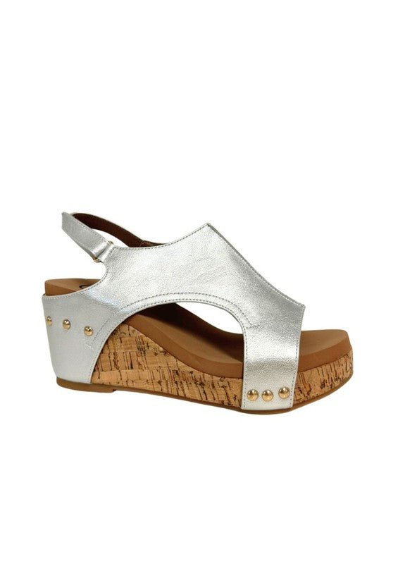 HANNAH THICK SOLE ROMAN WEDGES - PLATFORMS - Blu Lotus Boutique