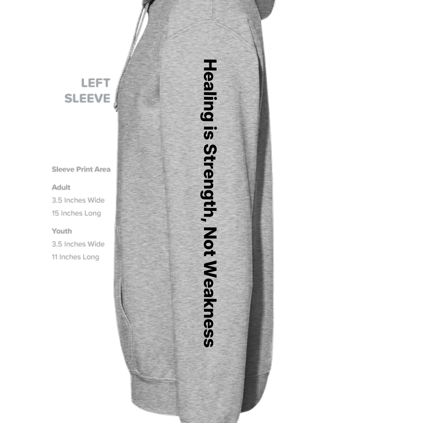 Healing is Strength Not - Blu Lotus Boutique