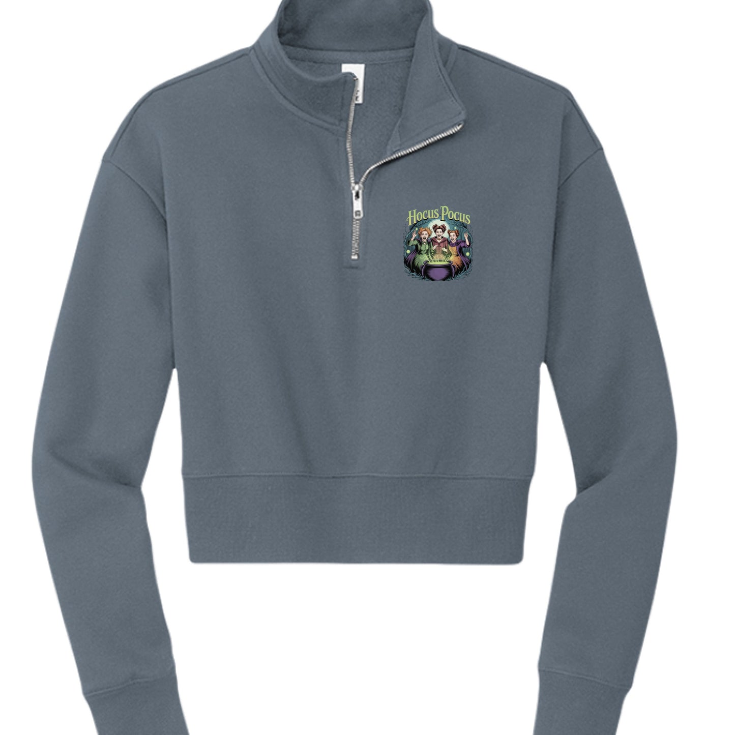 Hocus Pocus Fleece 1/2 - Zip Pullover - Blu Lotus Boutique