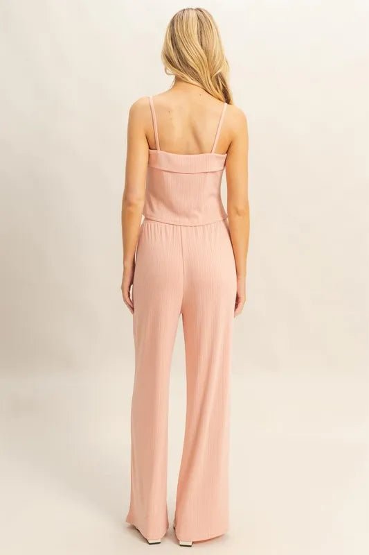 HYFVE Rib Knit Cami Top and Pants Set - Blu Lotus Boutique