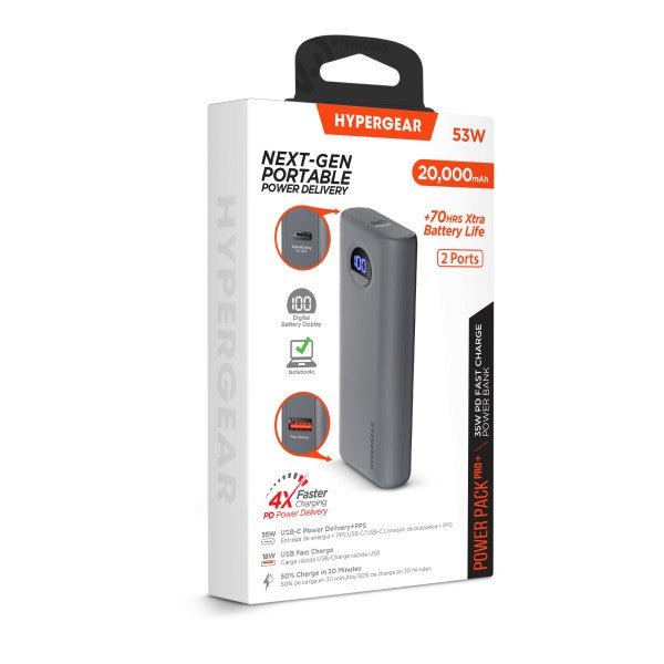 HyperGear PowerPack 20000mAh 20W Power Bank - Blu Lotus Boutique