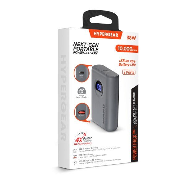 HyperGear PowerPack PRO 10000mAh 20W Power Bank - Blu Lotus Boutique