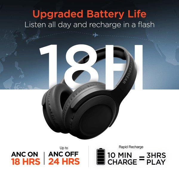 HyperGear Stealth2 ANC Wireless Headphones - Blu Lotus Boutique