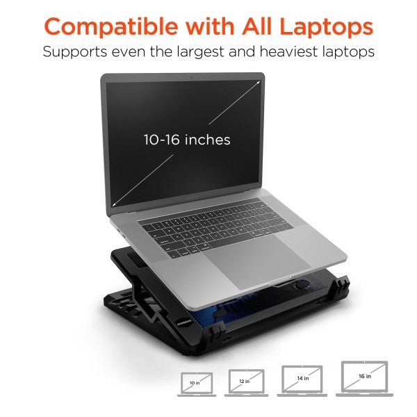 HyperGear UpRite Air Portable Laptop Cooling Stand - Blu Lotus Boutique