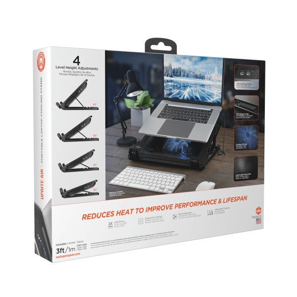 HyperGear UpRite Air Portable Laptop Cooling Stand - Blu Lotus Boutique