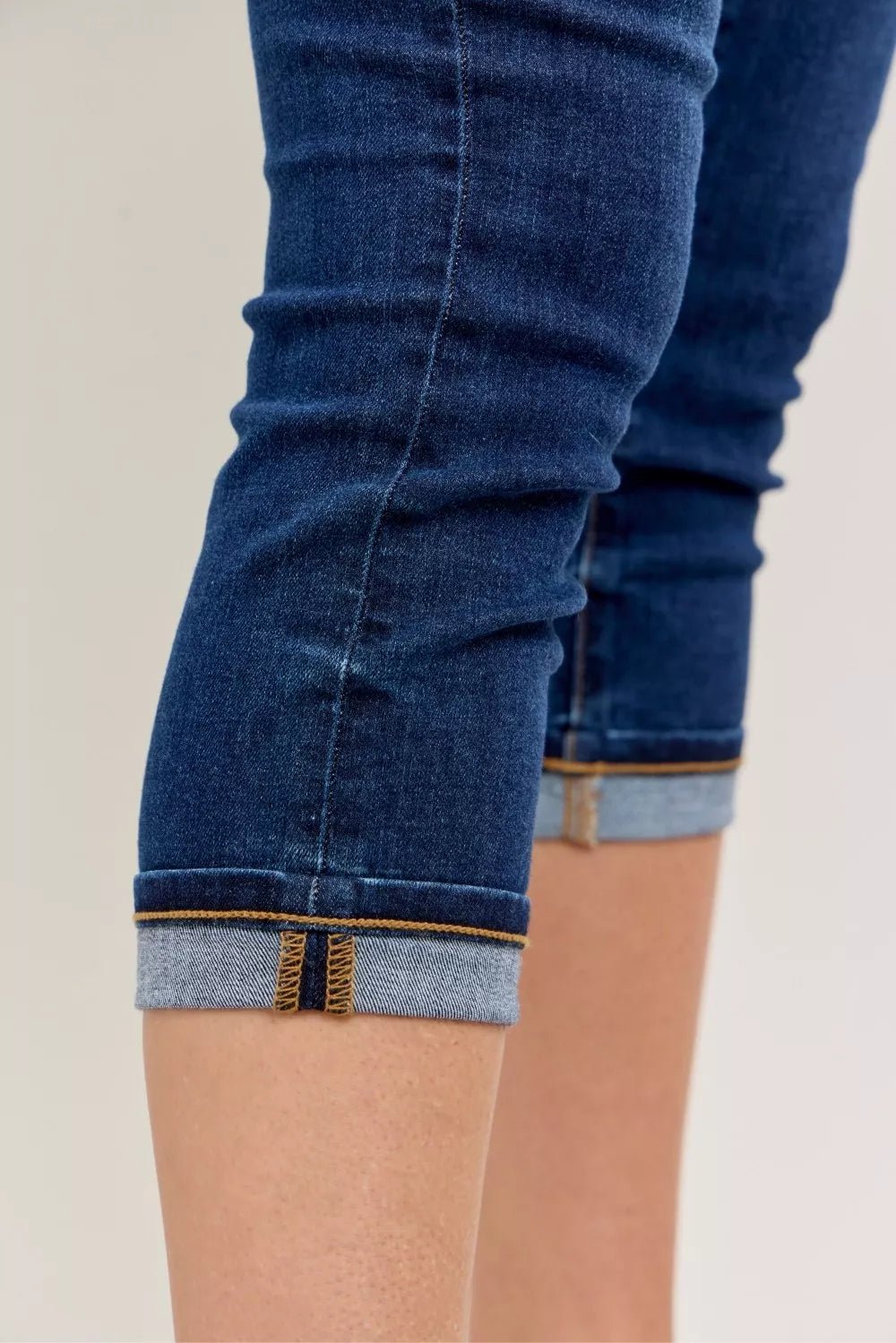 Judy Blue High Waist Capri Jeans with Single Cuff - Blu Lotus Boutique