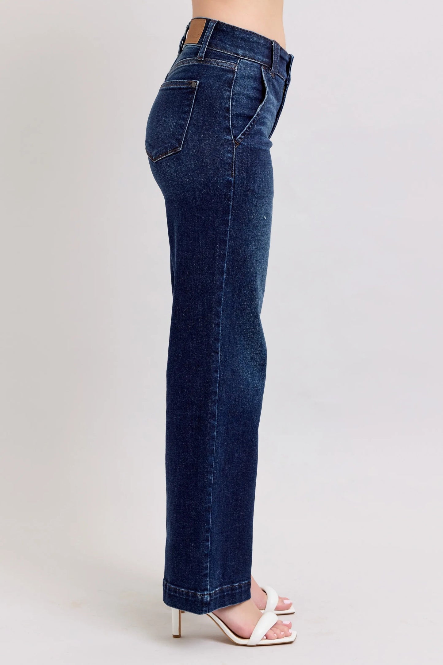 Judy Blue High - Waisted Wide Leg Jeans - Blu Lotus Boutique
