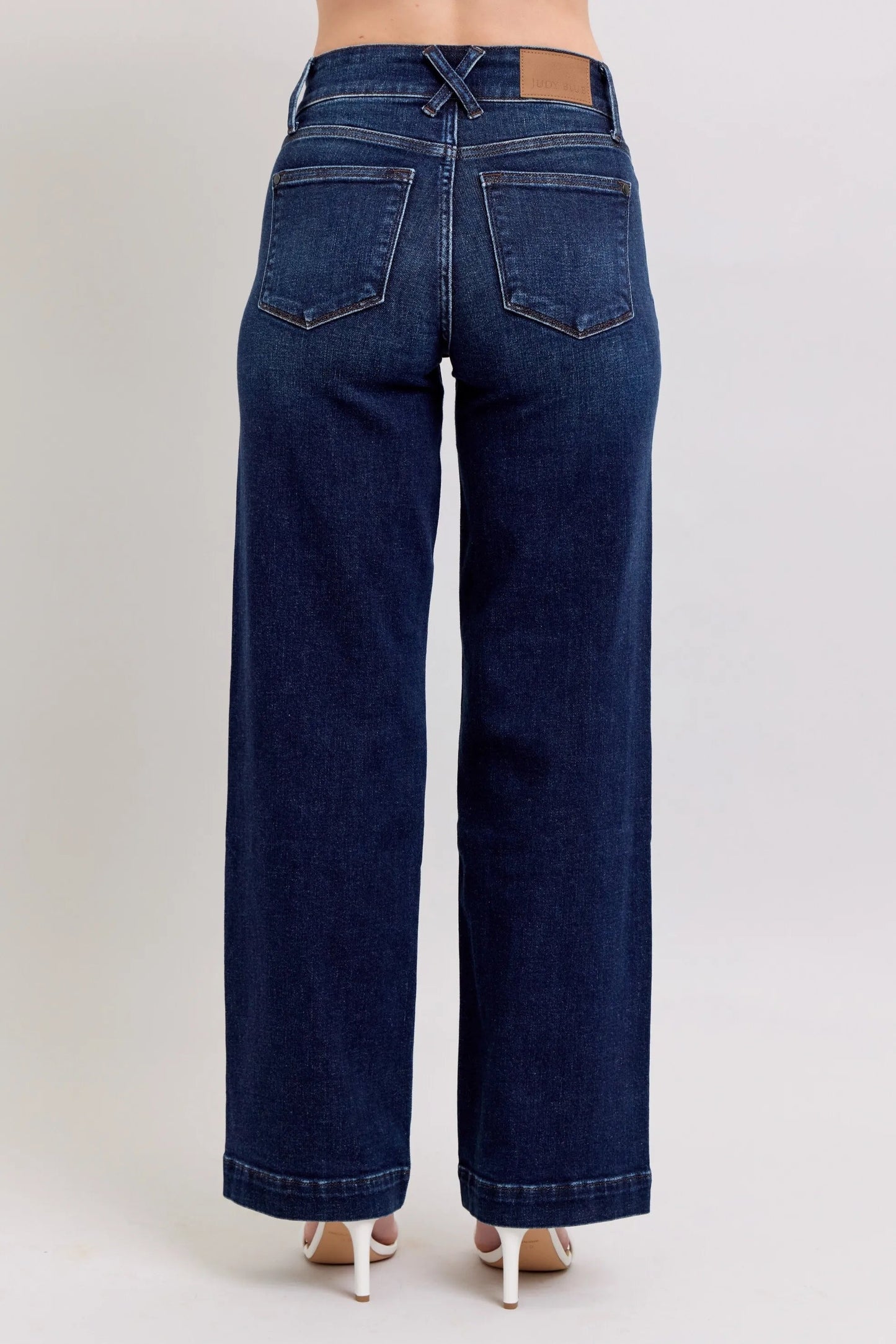 Judy Blue High - Waisted Wide Leg Jeans - Blu Lotus Boutique