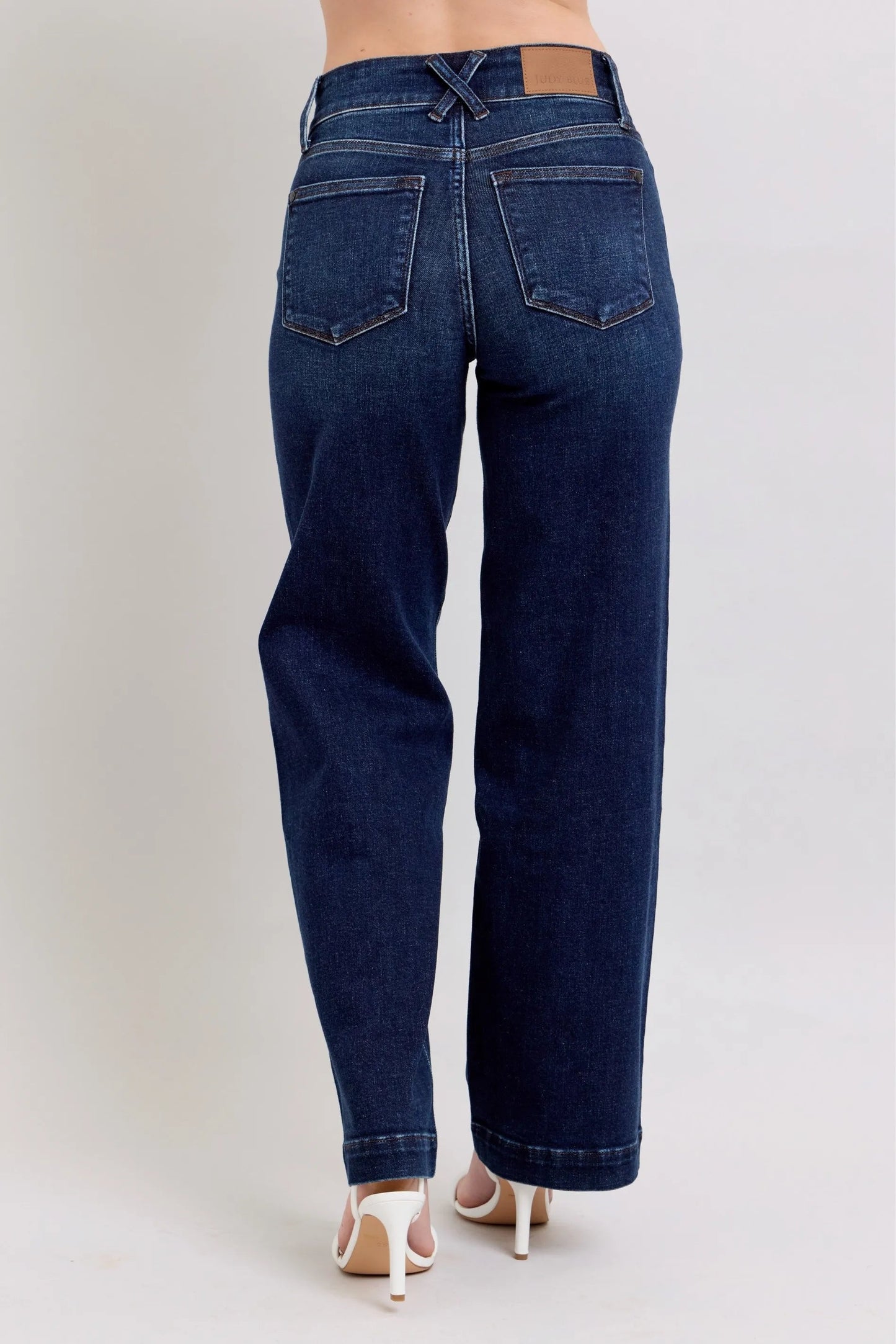 Judy Blue High - Waisted Wide Leg Jeans - Blu Lotus Boutique