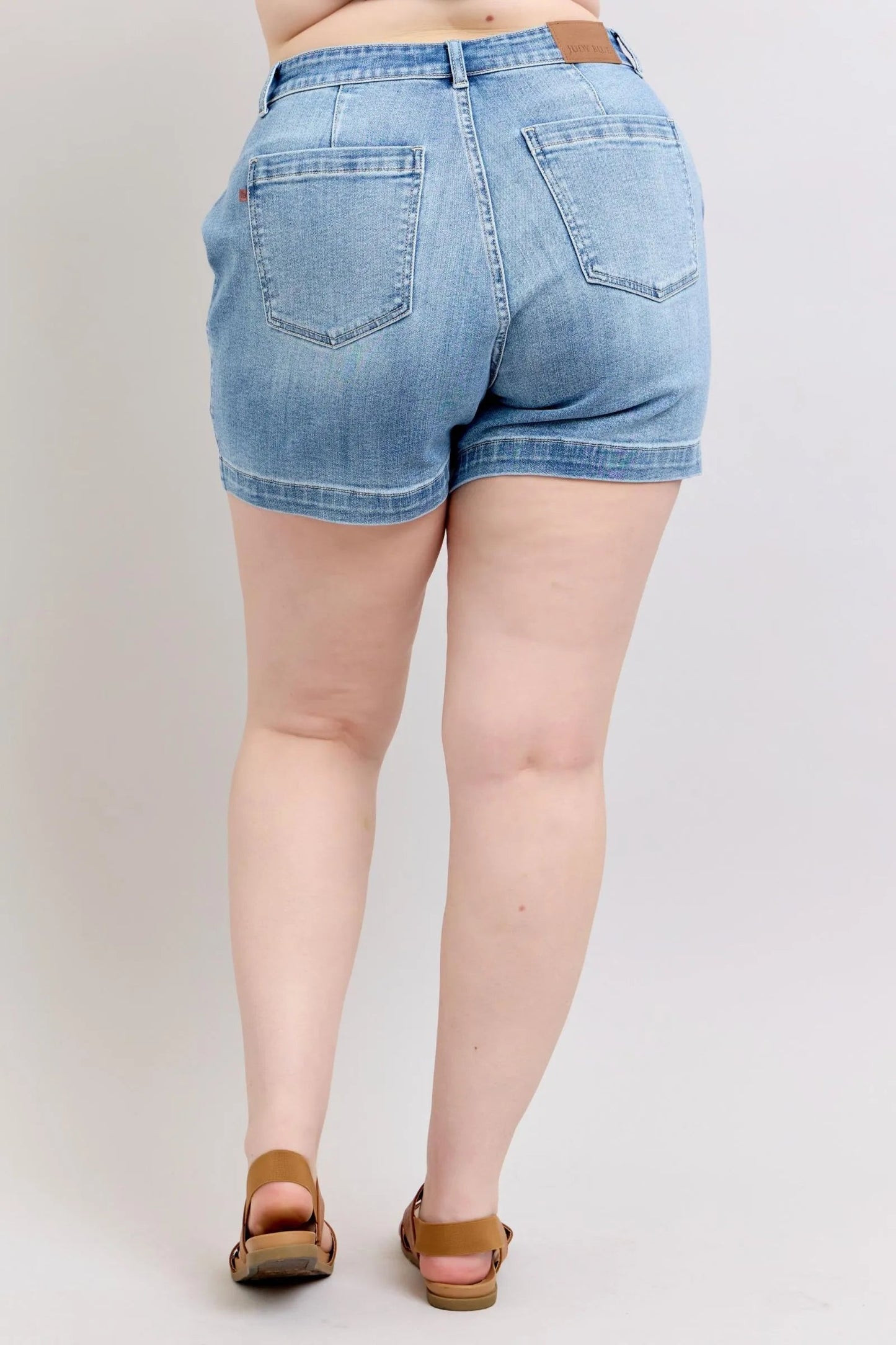 Judy Blue Plus Size High Rise Denim Shorts - Blu Lotus Boutique