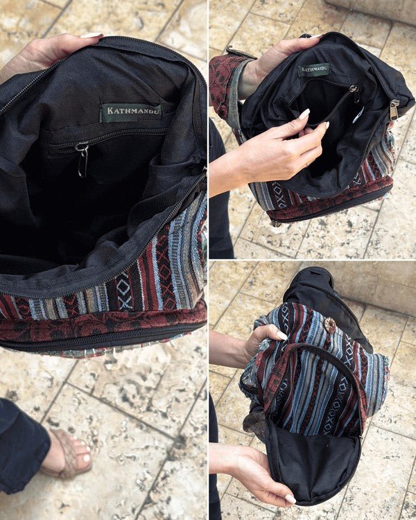 Kathmandu Collection Bee Hobo Bag - Blu Lotus Boutique