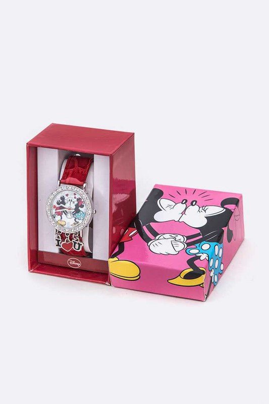 Kisses Mickey Minnie Disney Watch Gift Set - Blu Lotus Boutique