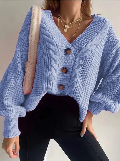 Knit cardigan sweater - Blu Lotus Boutique