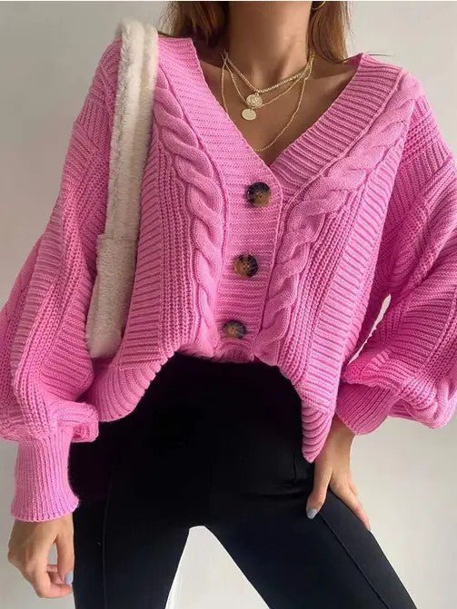 Knit cardigan sweater - Blu Lotus Boutique