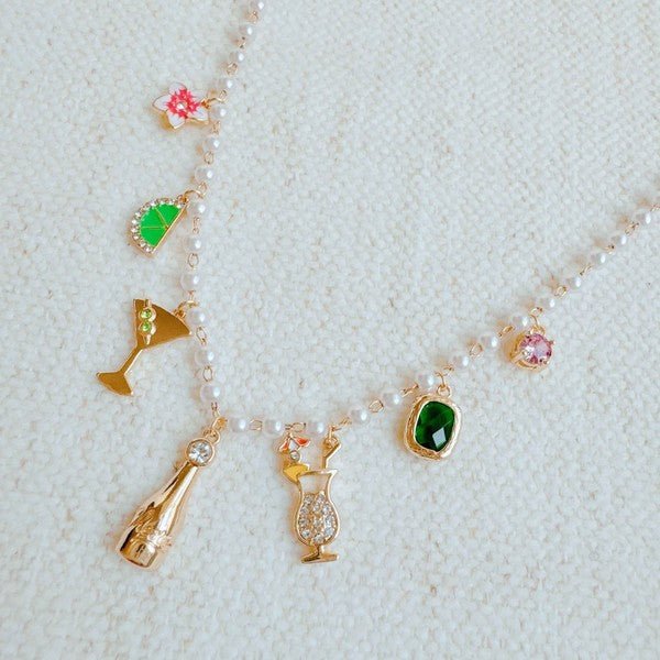 Let's Celebrate Multi Charm Necklace - Blu Lotus Boutique