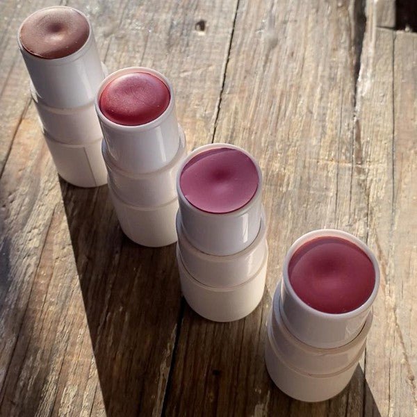 Lip & Cheek Bloom. 2 in 1 Natural Lipstick for Vib - Blu Lotus Boutique