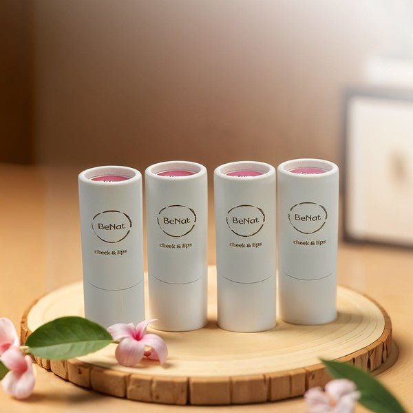 Lip & Cheek Bloom. 2 in 1 Natural Lipstick for Vib - Blu Lotus Boutique