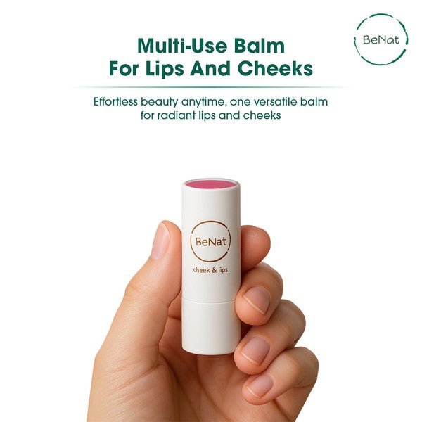 Lip & Cheek Bloom. 2 in 1 Natural Lipstick for Vib - Blu Lotus Boutique