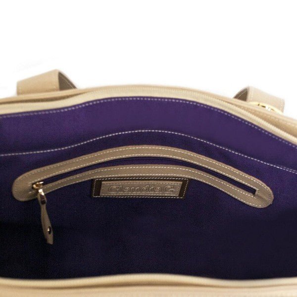 Luminous Leather Bag - Tan - Blu Lotus Boutique