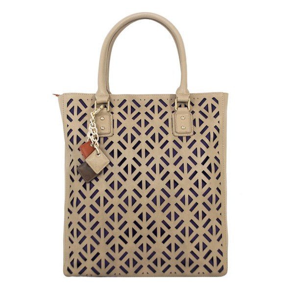 Luminous Leather Bag - Tan - Blu Lotus Boutique