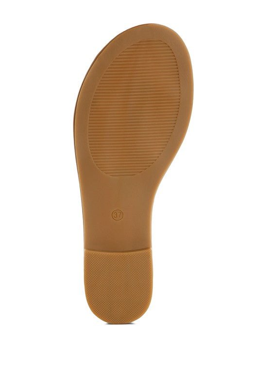 Luxe Getaway Beaded Saint Tropez Flat Slip Ons - Blu Lotus Boutique
