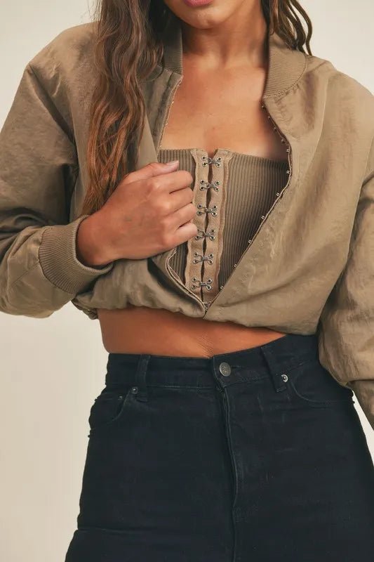 MABLE Long Sleeve Two Way Jacket - Blu Lotus Boutique