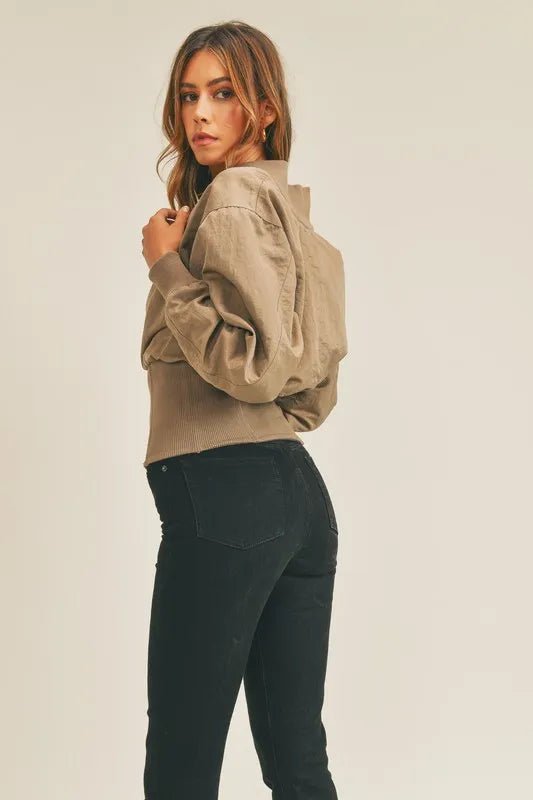 MABLE Long Sleeve Two Way Jacket - Blu Lotus Boutique