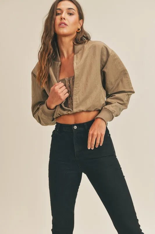 MABLE Long Sleeve Two Way Jacket - Blu Lotus Boutique