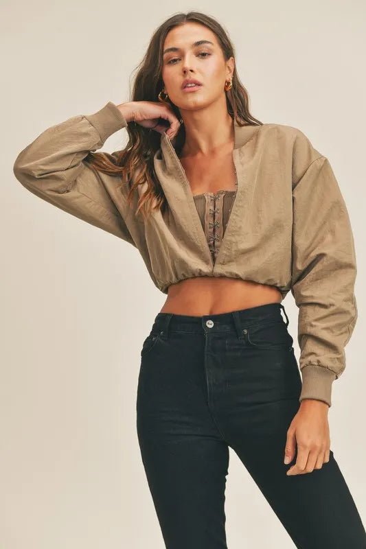 MABLE Long Sleeve Two Way Jacket - Blu Lotus Boutique
