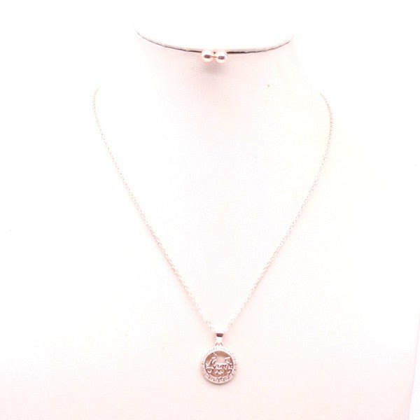 MAMA PENDANT NECKLACE SET - Blu Lotus Boutique