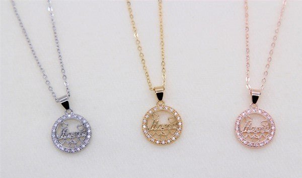 MAMA PENDANT NECKLACE SET - Blu Lotus Boutique