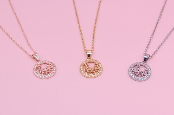 MAMA PENDANT NECKLACE SET - Blu Lotus Boutique