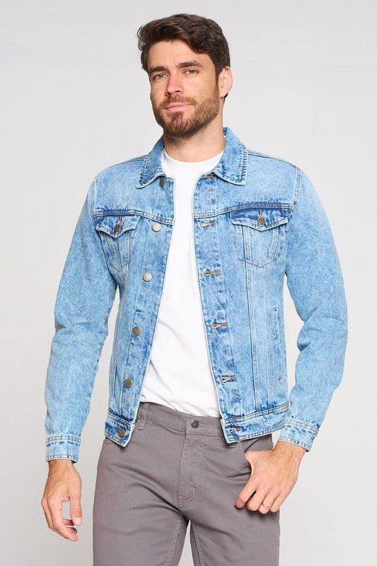 Men's Denim Jacket - Blu Lotus Boutique