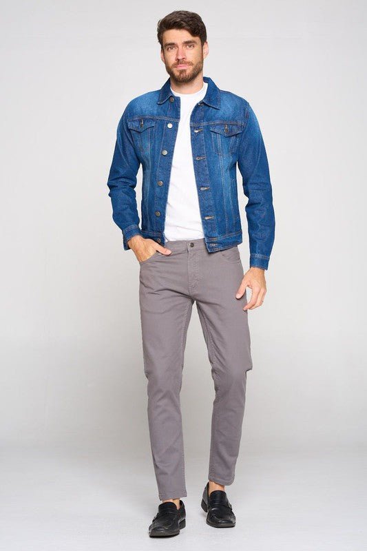 Men's Denim Jacket - Blu Lotus Boutique